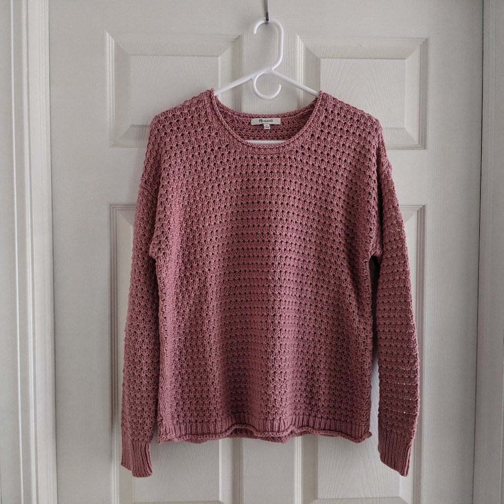 Madewell Open-Stitch Austen Sweater - Size M